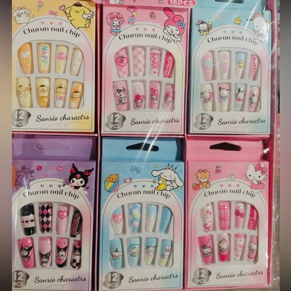 Character Press-On Nails -Pick One